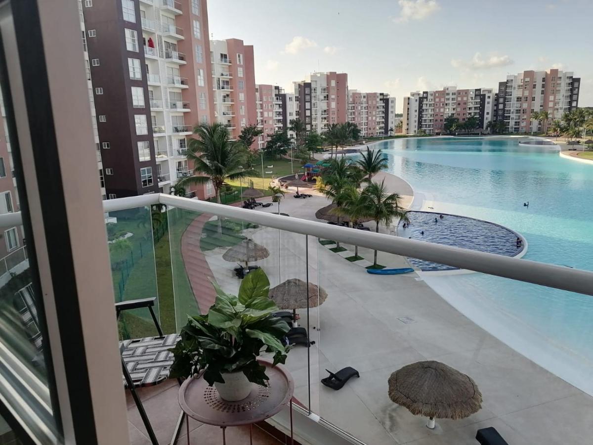 Ferienwohnung Dream Lagoons Cancún Exterior foto